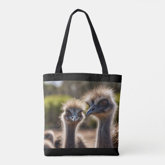 Emu Birds Tote Bag (Achterkant)
