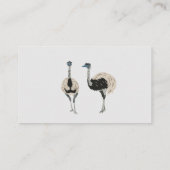 EMU-Boerderij, EMU-thema Visitekaartje (Achterkant)