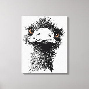 Emu Canvas Afdruk