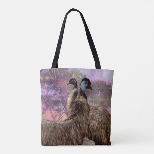 Emu Courtship Tote Bag (Achterkant)