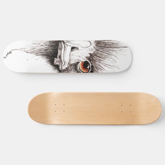 Emu door Inkspot Persoonlijk Skateboard (Horizontaal)