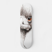 Emu door Inkspot Persoonlijk Skateboard (Voorkant)