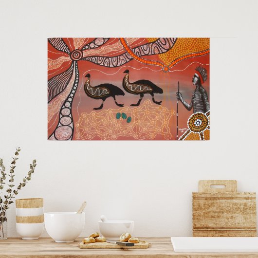 EMU DREAMING POSTER (Keuken)