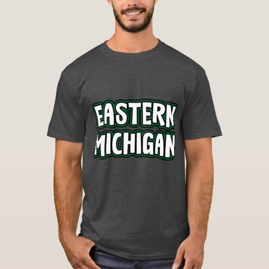 EMU Eastern Michigan University 3 T-shirt (Voorkant)