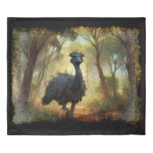 EMU en Australisch Outback Forest