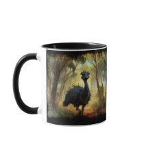 EMU en Australisch Outback Forest