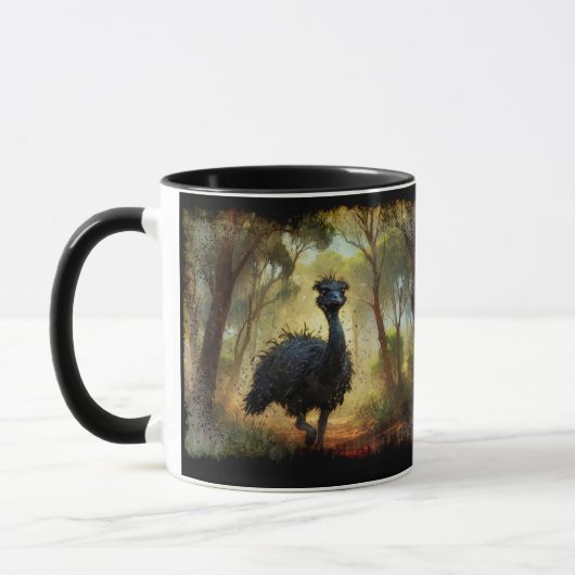 EMU en Australisch Outback Forest Mok (Links)