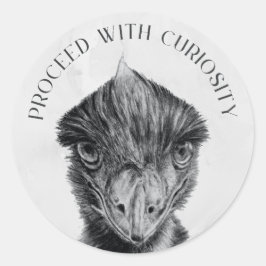 Emu Envelope Seal Sticker | Ga verder met nieuwsgi