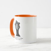 Emu: Funny, Humor: Te veel koffie: Kunst Mok (Voorkant links)