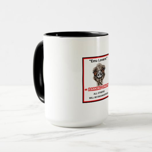 Emu Lovers Mug Mok (Voorkant links)