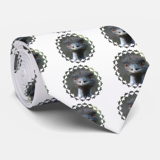 Emu Mannen Necktie Stropdas (Opgerold)