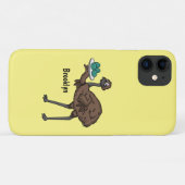 Emu met cartoon van eieren Case-Mate iPhone case (Achterkant (horizontaal))