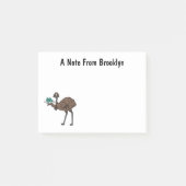Emu met cartoon van eieren post-it® notes (Voorkant)