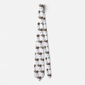 Emu met cartoon van eieren stropdas (Voorkant)