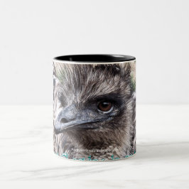 Emu-Mok-pas aan Tweekleurige Koffiemok