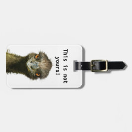 Emu Not Yours Sjabloon Bagagelabel