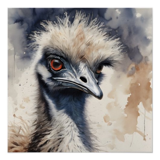 EMU nr. 1 Glanzend Poster (Voorkant)
