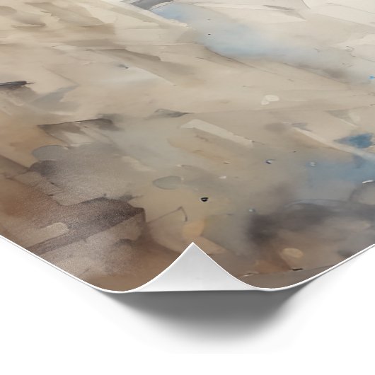 EMU nr. 2 Glanzend Poster (Hoek)