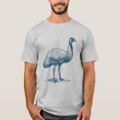 EMU - Oceaanblauw T-shirt (Voorkant)