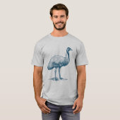 EMU - Oceaanblauw T-shirt (Voorkant volledig)