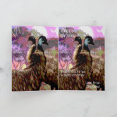 EMU Olieverf Verjaardags Kaart, Kaart (Binnen)