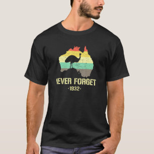 Emu Oorlog 1932 Australië Geschiedenis T-shirt