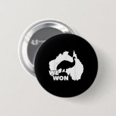 EMU-oorlog 1932 - Nooit vergeten dat we wonnen Ronde Button 5,7 Cm (Voorkant /achterkant)