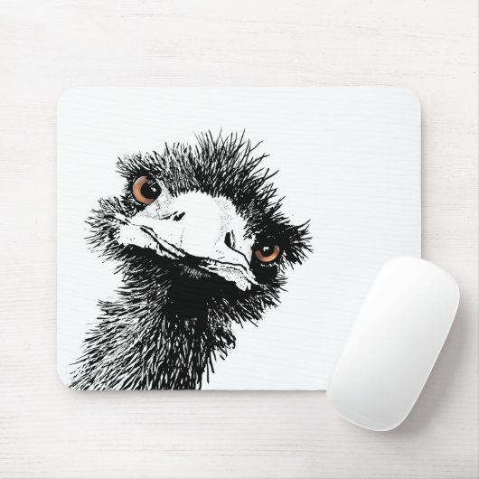 Emu - Pen en Inkt Muismat (Met muis)