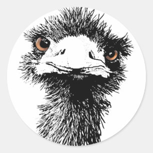 Emu Ronde Sticker