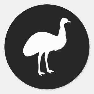 Emu Ronde Sticker
