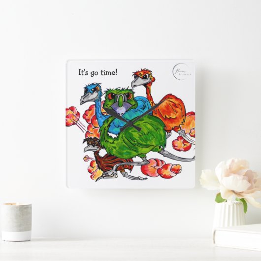 Emu Run Vierkante Klok (Huis)