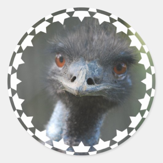 EMU-Sticker Ronde Sticker (Voorkant)