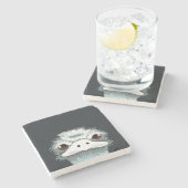 Emu Stone Onderzetter (Zijkant)