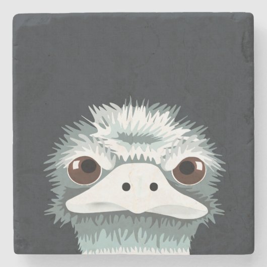 Emu Stone Onderzetter (Voorkant)