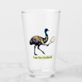 Emu-tennisspeler - Forehand vanaf de baseline Glas (Voorkant)