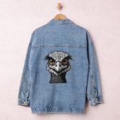 Emu vogel hoofd denim jacket (Hangar)