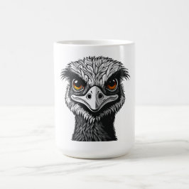Emu vogel hoofd koffiemok