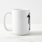 Emu vogel hoofd koffiemok (Links)