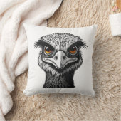 Emu vogel hoofd kussen (Deken)