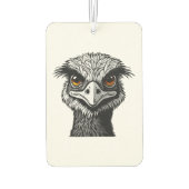 Emu vogel hoofd luchtverfrisser (Achterkant)