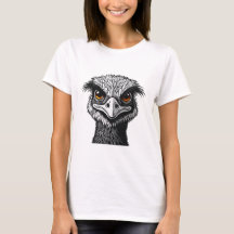 Emu vogel hoofd