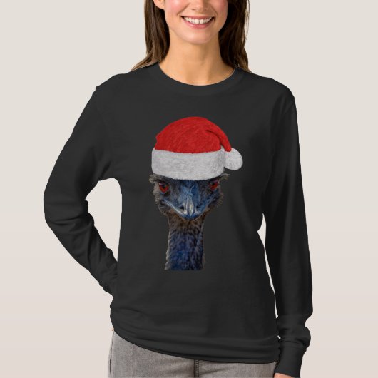 Emu Vogel Kerstcadeau Idee Emu Dier Flightless T-shirt (Voorkant)