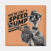 Emu vs. uw magneet (Voorkant)