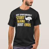 EMU War Australia Geschiedenis Quote voor een Aust T-shirt (Voorkant)