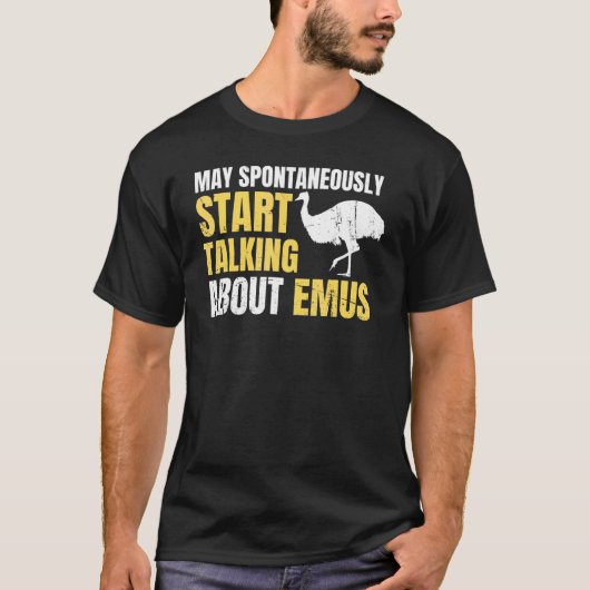 EMU War Australia Geschiedenis Quote voor een Aust T-shirt (Voorkant)