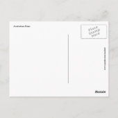 emu wild briefkaart (Achterkant)