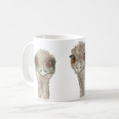 EMU Witte Koffie Thee Mok (Voorkant links)