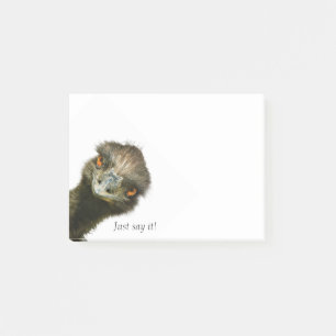 Emu zegt het gewoon post-it® notes