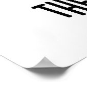 Emuff met Bad Puns Food Muffin Pun Poster (Hoek)