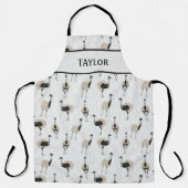 Emus Vogelliefhebbers gepersonaliseerd Schort (Voorkant)